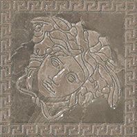 Gardenia (Versace) Marble вставка Tozzetto Grigio 240386 14.4*14.4
