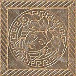 Gardenia (Versace) Marble вставка Tozzetto Medusa Marrone 240307 11.5*11.5