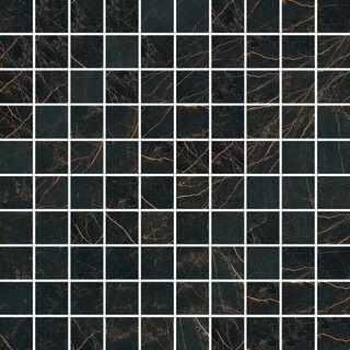 Gardenia (Versace) Marble мозаика Nero T100 240503 29.1*29.1