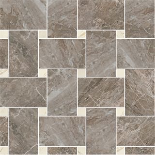 Gardenia (Versace) Marble мозаика Intreccio Grigio-Bianco nat 240535 29.1*29.1
