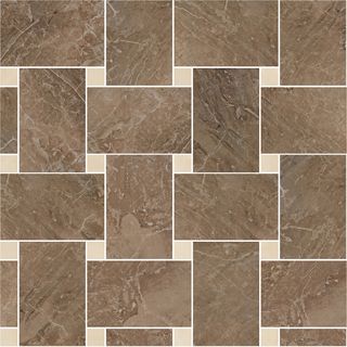Gardenia (Versace) Marble мозаика Intreccio Marrone-Beige 240536 29.1*29.1
