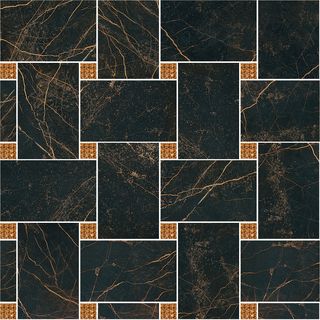 Gardenia (Versace) Marble Intreccio Nero-Swarovski Oro Lap 240513