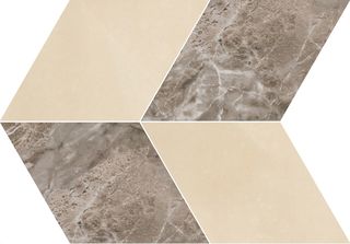 Gardenia (Versace) Marble мозаика Mosaico T4 Grigio-Beige 240472 56.4*39