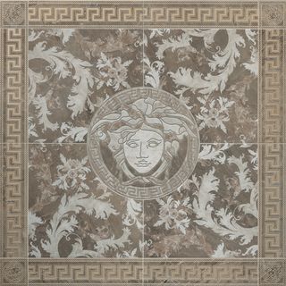 Gardenia (Versace) Marble панно Rosone Grigio 240426 117.2*117.2