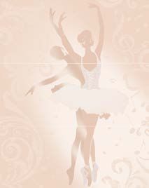 Emil Ceramica Le Ballet  Pink Decoro B 650H1RV 3pz