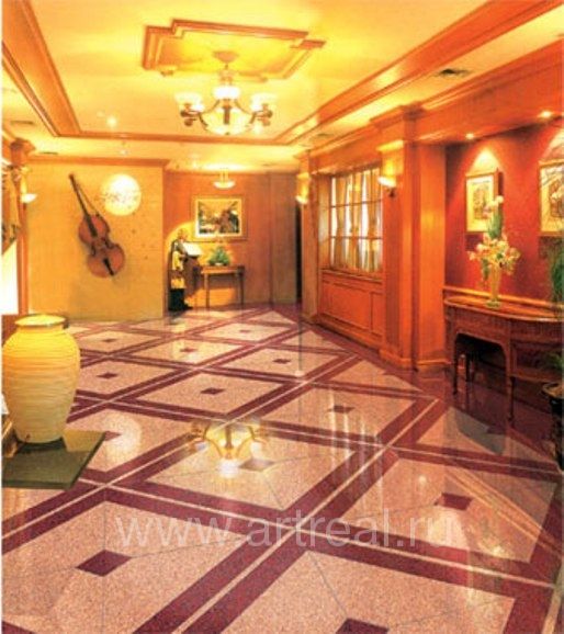 интерьер коллекции керамогранита Sahara. Granula Series завода Hitom