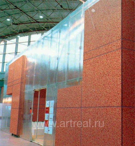 интерьер коллекции керамогранита Sahara. Granula Series завода Hitom