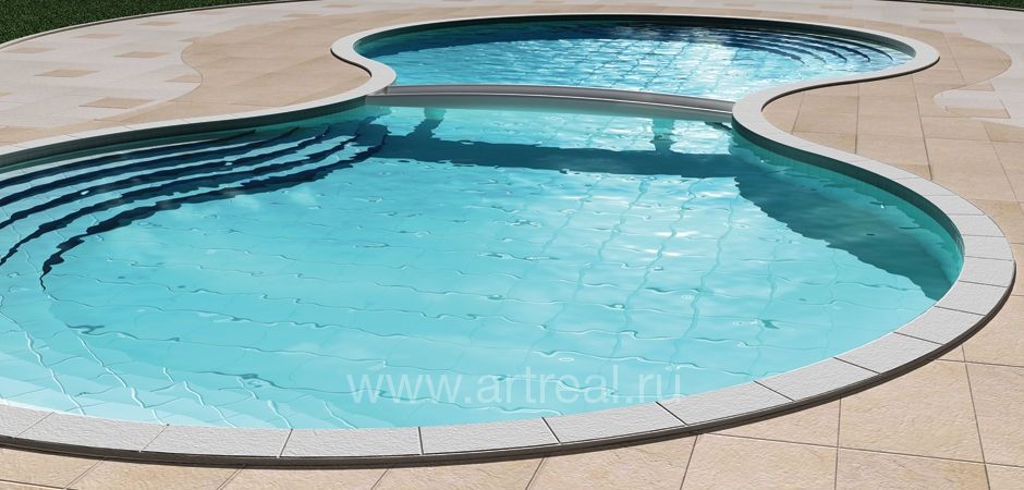 Керамогранит Seranit Riverstone в интерьере