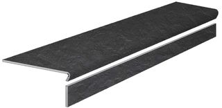 Seranit Riverstone фронтальная ступень  Matt. Black  32.5*120