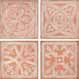 Elios Mithos декор Inserti dec. Archeo Cotto (set 4 pz.) C50 1VB920 10*10