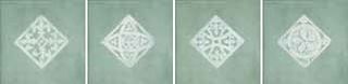 Elios Mithos декор Inserti dec. Archeo Verde (set 4 pz.) C51 1E3690 20*20