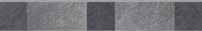 Casalgrande Padana Meteor бордюр Fascia riposo D Nero/Grigio 40*6