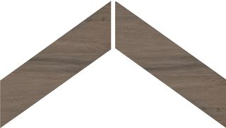 Casalgrande Padana Tavolato керамогранит Chevron Marrone Scuro A 31*29.5