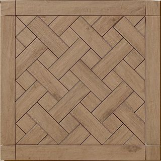 Casalgrande Padana Tavolato декор Cassettone A Marrone Chiaro 60*60