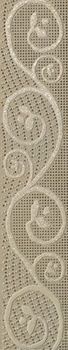 Impronta Le Rable бордюр Vanille Ramage List. 40*8