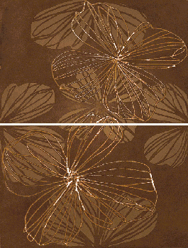 Edilgres sirio Wish панно Brown comp.2 pz. Lace 49*64