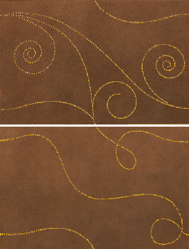 Edilgres sirio Wish панно Brown inserto Turn A-B 49*64