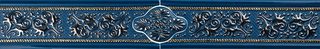 Colorker Vivenza бордюр Cenefa Splendore Sapphire 89.3*14.2