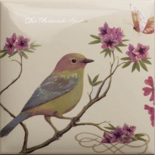 Amadis Fine Tiles Botanic Garden декор Bird Decors 6pz 15*15