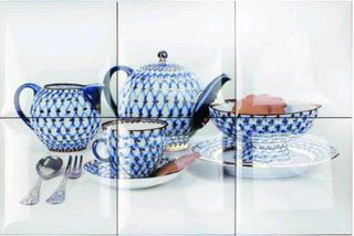 Amadis Fine Tiles Teapot панно Teapot Picture 6pz 45*30