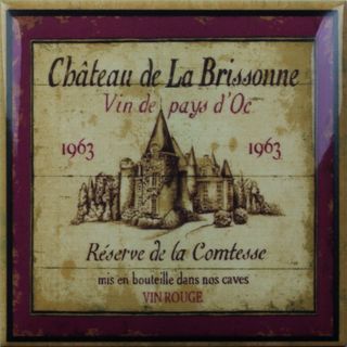 Amadis Fine Tiles Wine декор Label  15*15