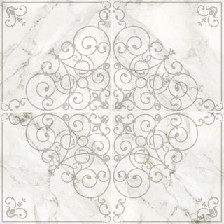 Savoia ceramic Calacatta панно Decoro Grigio S52170D2 104*104