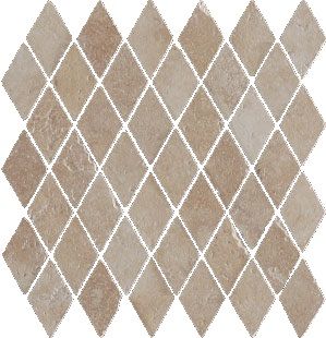 Monocibec Craal мозаика Glastone Mosaico Rombo Naturale 33.3*33.3