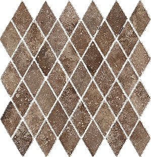 Monocibec Craal мозаика Perceval Mosaico Rombo Naturale 33.3*33.3