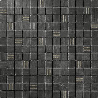 Serenissima Timber city мозаика Mosaico City Gold Nero 30.4*30.4