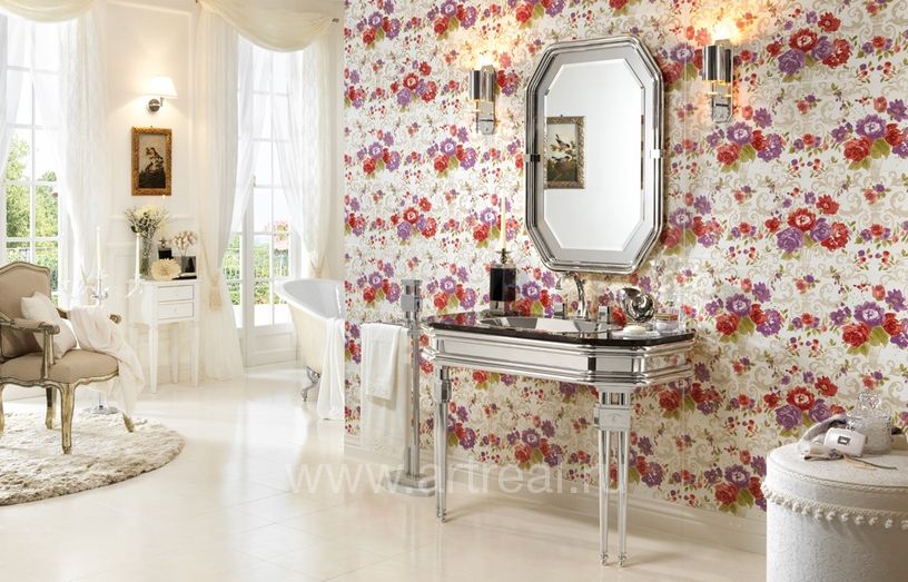 Керамическая плитка Petracers Primavera Romana в интерьере