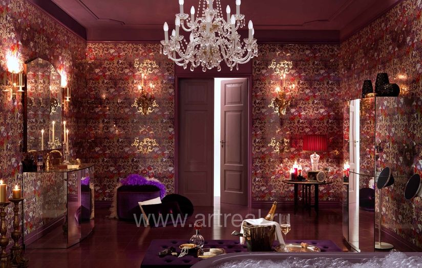 Керамическая плитка Petracers Primavera Romana в интерьере