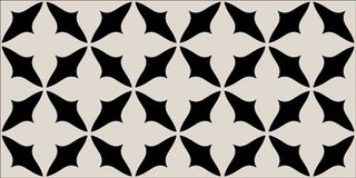 Vives Mugat-Rivoli декор Caumartin Negro G.175 20*10