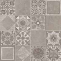 Novabell Tribeca декор Decoro Patchwork Beton Lapp./Rett. D19K  59.5*59.5