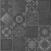 Novabell Tribeca декор Decoro Patchwork Asfalto D99K  59.5*59.5