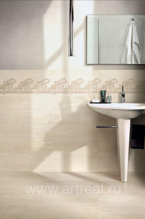 Керамогранит Cir & Serenissima I travertini в интерьере