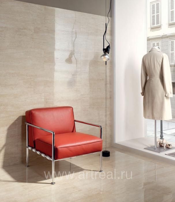 Керамогранит Cir & Serenissima I travertini в интерьере