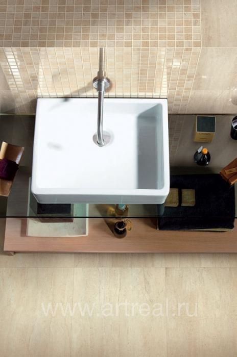 Керамогранит Cir & Serenissima I travertini в интерьере