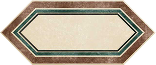 Cir & Serenissima Via Emilia декор Losanga Lato Rivalta Tortora 34*14