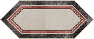 Cir & Serenissima Via Emilia декор Losanga Lato 20 Grigio 34*14