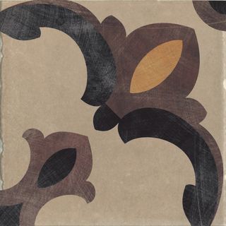 Cir & Serenissima Via Emilia декор Angolo Greca Tortora 20*20