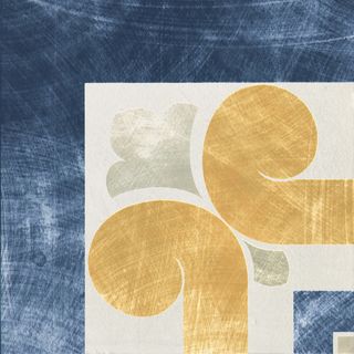 Cir & Serenissima Via Emilia декор Angolo Greca Linea Bianco-Blu 20*20