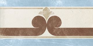 Cir & Serenissima Via Emilia бордюр Fascia Crema-Azzurro 20*10
