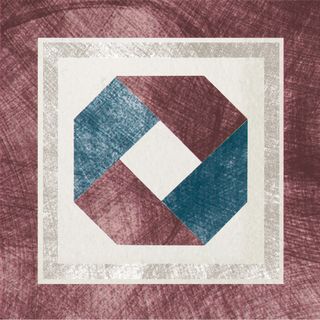 Cir & Serenissima Via Emilia вставка Inserto Festone Bianco-Bordeaux 10*10