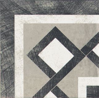 Cir & Serenissima Via Emilia декор Angolo Fascia Grigio 10*10