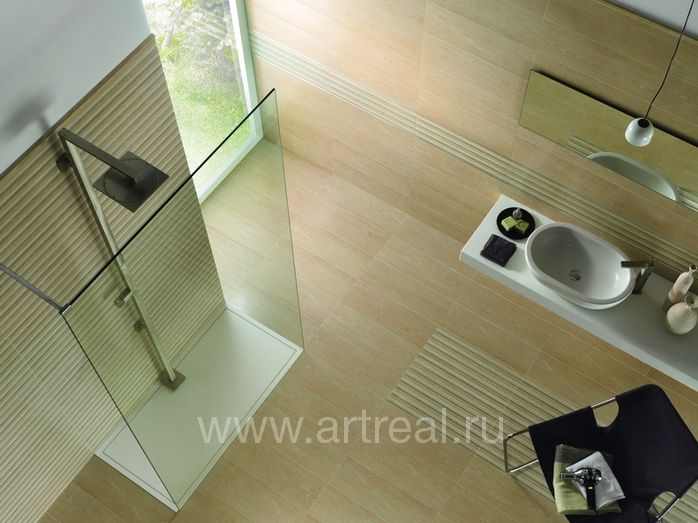 Керамогранит Vallelunga Bois De Rose в интерьере