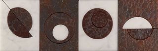Skalini Metal Stone бордюр Modern Circle 5 (MC-5) 30.5*10