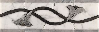 Skalini Metal Stone бордюр Lily 2 (LI-2) 30.5*10
