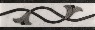 Skalini Metal Stone бордюр Lily 6 (LI-6) 30.5*10