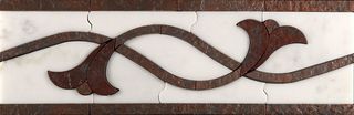 Skalini Metal Stone бордюр Lily 5 (LI-5) 30.5*10