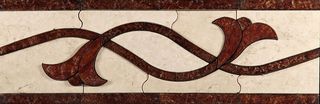 Skalini Metal Stone бордюр Lily 4 (LI-4) 30.5*10